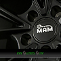 MAM MAM A5 8x18 5x112 ET45.00 matt black painted (mbp)