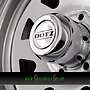 DOTZ DAKAR - Ohne Zubehör 7x16 5x114,3 ET30.00 silver - offroad stahlfelge