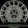 OZ RALLY RACING 8x18 5x112 ET45.00 dark graphite + silver lettering