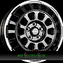 BORBET CW7 7,5x18 5x118 ET53.00 black rim polished glossy