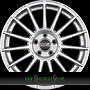 OZ SUPERTURISMO LM 7,5x17 5x100 ET35.00 matt race silver + black lettering