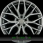 Wheelworld WH37 8x18 5x108 ET40.00 daytona grau hochglanzpoliert (dgp+)