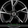 AVUS AF20 9x20 5x112 ET33.00 black polished