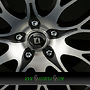 DIEWE FINA 9x20 5x108 ET45.00 nero machined - schwarz matt frontpoliert