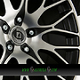 DIEWE FINA 9x20 5x108 ET45.00 nero machined - schwarz matt frontpoliert