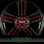 RONAL R57 7,5x18 5x112 ET35.00 mcr jetblack-red spoke