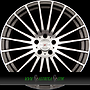 AXXION AX5 EXCESS 8x18 5x120 ET38.00 daytonagrau hochglanz poliert (dgp+)