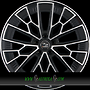 FONDMETAL 1972 9x20 5x112 ET41.00 glossy black machined