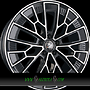 FONDMETAL 1972 9x20 5x112 ET41.00 glossy black machined