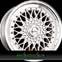 RS RS01 8x15 4x100 ET25.00 silber hornpoliert