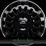 MAK OVERLAND 7x17 5x118 ET45.00 gloss black mirror ring