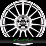 OZ SUPERTURISMO DAKAR 8,5x20 5x108 ET40.00 matt race silver + black lettering