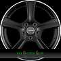 AUTEC IONIK (I) 6x15 5x114,3 ET46.00 schwarz matt poliert