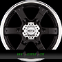 DOTZ CRUNCH 8x17 6x139,7 ET35.00 matt black / polished lip