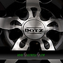 DOTZ SHURIKEN 8x19 5x100 ET45.00 schwarz glanz frontpoliert