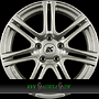 BROCK RC28 6,5x15 4x100 ET45.00 kristallsilber (ks)