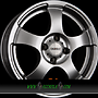 DEZENT J 7x16 4x108 ET25.00 high gloss