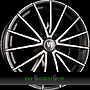  V2 8x18 5x112 ET35.00 schwarz front poliert sp+