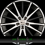 BROCK RC18 6,5x15 5x108 ET44.00 schwarz matt voll poliert (smvp)