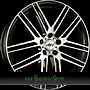 AEZ CLIFF 8x17 5x112 ET45.00 dark black front polished