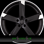 RONDELL 01RZ 8x18 5x108 ET45.00 schwarz-matt poliert