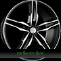 AVUS AF6 8,5x19 5x112 ET35.00 matt black polished