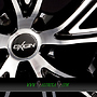 OXIGIN 15 V TWO 8x18 5x115 ET45.00 black full polish (bfp)