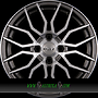 DOTZ LIMEROCK 6,5x16 4x108 ET47.50 dark - gunmetal frontpoliert