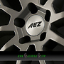 AEZ CREST 8x18 5x112 ET52.00 dark - gunmetal matt polished lip