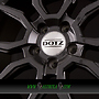 DOTZ MISANO 8x19 5x108 ET45.00 grey gunmetal