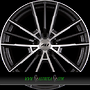 AEZ KAIMAN 7,5x17 5x112 ET38.00 dark - gunmetal frontpoliert