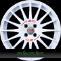 OZ SUPERTURISMO WRC 7x16 4x108 ET25.00 race white + red lettering