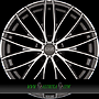 OZ ITALIA 150 8x17 5x110 ET38.00 matt dark graphite diamond cut