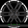 DIEWE GREZZO 8,5x16  ET42.00 nero machined - schwarz matt frontpoliert