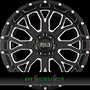  R04 10x20  ET-19.00 gloss black milled spoke