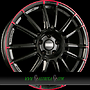 FONDMETAL 9RR 8,5x19 5x120 ET45.00 schwarz rot