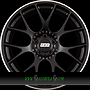 BBS CH-R  8,5x19 5x130 ET51.00 schwarz matt mit edelstahl anfahrschutz