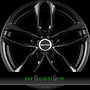 GMP ATOM 7,5x17 5x100 ET35.00 shiny black