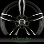 AVUS AF15 8x18 5x112 ET45.00 black polished