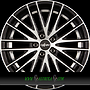 OXIGIN 19 OXSPOKE 8,5x19 5x108 ET45.00 black full polish mit hinterdrehung (bfphd)