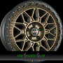 FONDMETAL BLUSTER 8,5x17 6x139,7 ET25.00 matt bronze black lip