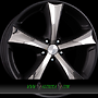  TETTSUT 8,5x18 5x120 ET45.00 x - black matt inox-inlays