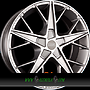 OZ QUARANTA 7,5x17 5x108 ET40.00 grigio corsa diamond cut