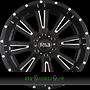  R03 10x20  ET-19.00 gloss black milled spoke