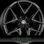  RAZZER 8,5x19 5x108 ET40.00 matt black pure sports gefräst