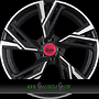 MAM MAM RS5 8x18 5x100 ET38.00 black front polish (bfp)