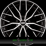 FONDMETAL MAKHAI 8,5x19 5x112 ET45.00 glossy black machined