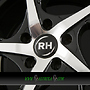 RH RB12 9,5x19 5x120 ET40.00 schwarz voll poliert