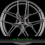 BORBET QX 8x19 5x108 ET50.00 hyper black silver