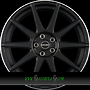 BORBET GTX 8x19 5x114,3 ET40.00 black matt rim silver